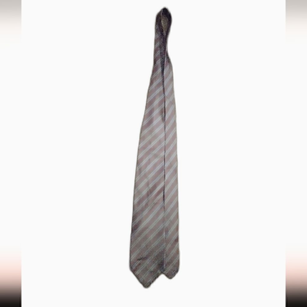 Giorgio Armani cravatte, burgundy/ gray striped tie